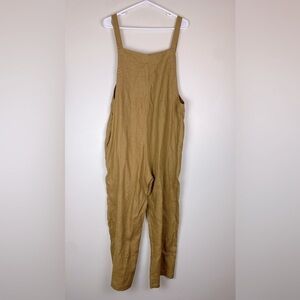 GILLIA Hawaii Linen Jumpsuit size Large